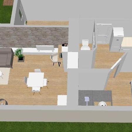 Apartmán Le P'Tit Boheme, Terrasse Privative. Lanester Exteriér fotografie