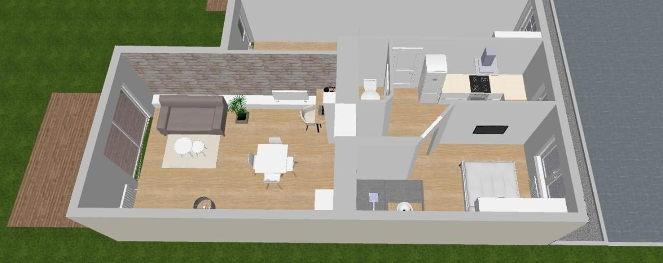 Apartmán Le P'Tit Boheme, Terrasse Privative. Lanester Exteriér fotografie